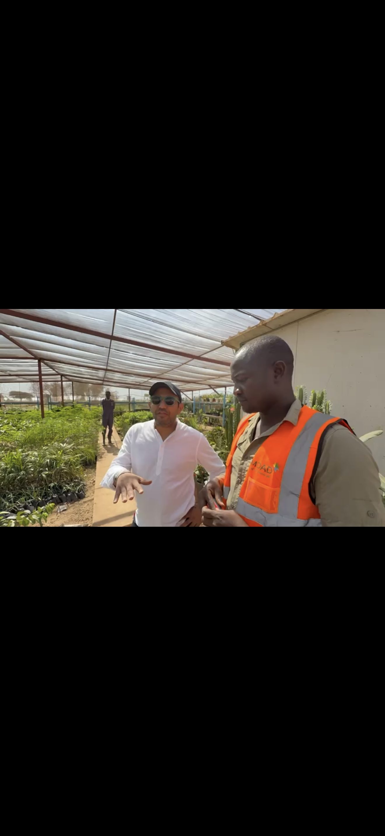 Ibrahim AlSafadi with the operating team — the same operating discipline that runs Luminus Catering's WFP bakery contracts inside Zaatari and Azraq