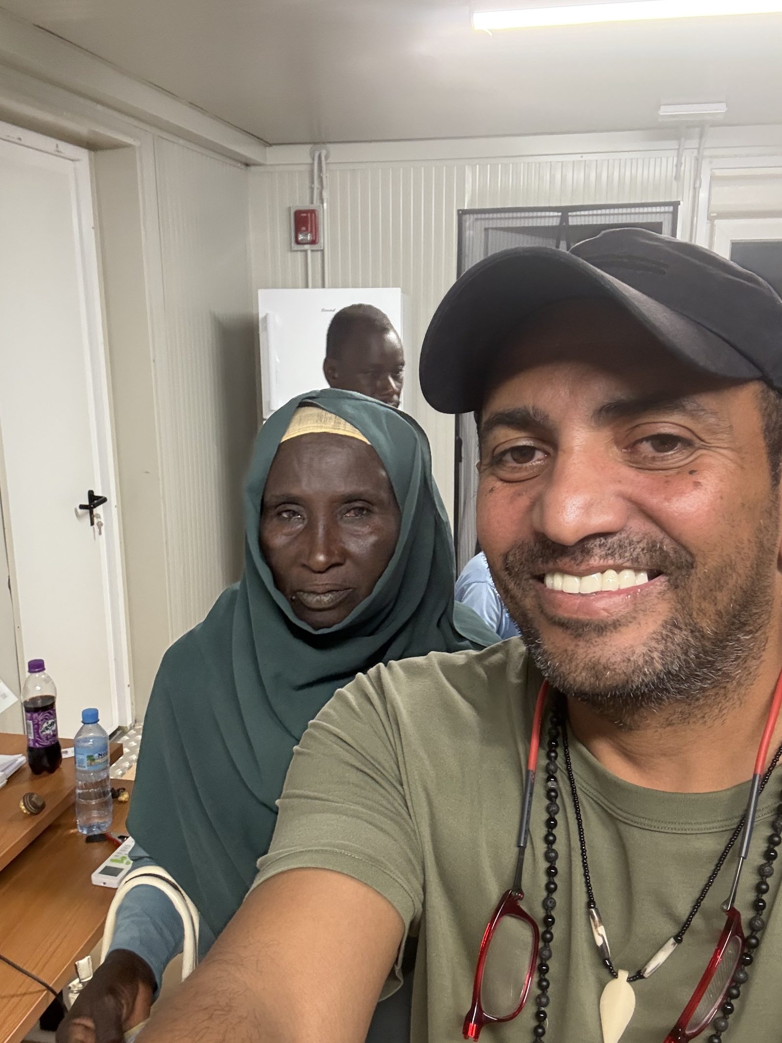 Ibrahim AlSafadi during the IMDAD mission at UNISFA Abyei