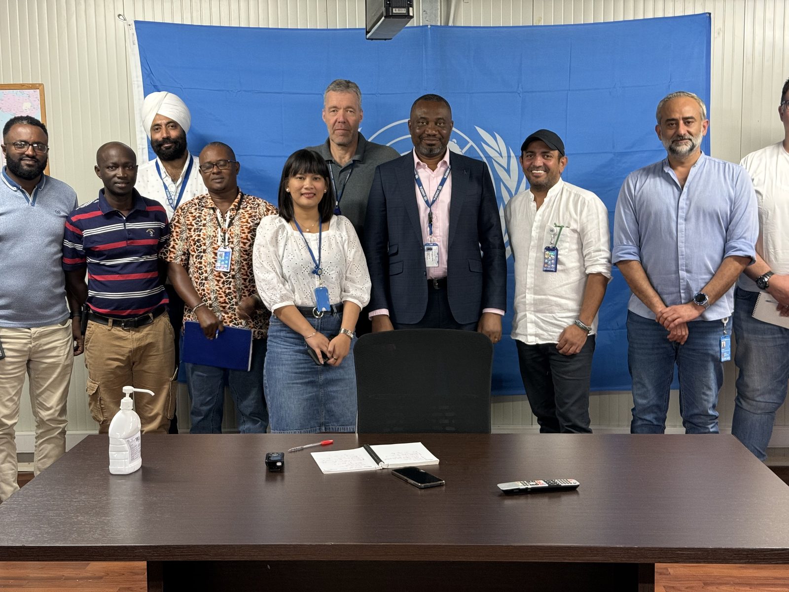 Ibrahim AlSafadi at the UN UNISFA mission in Abyei