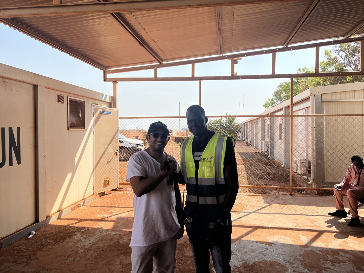 IMDAD Total Site Services employee at the UNISFA Abyei camp