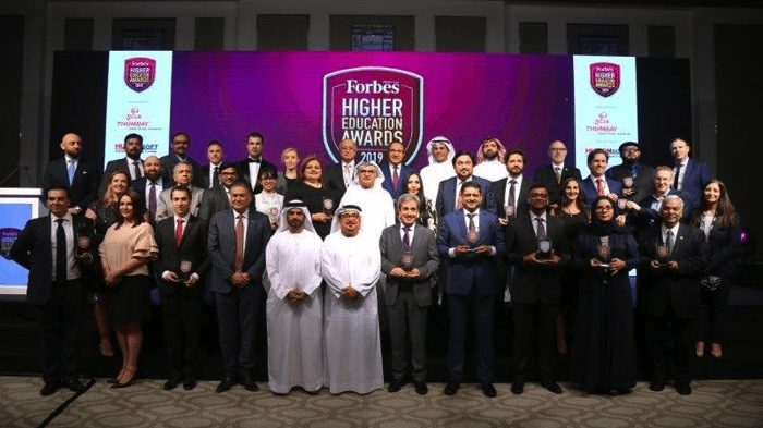 Forbes Higher Education Awards 2019 — Luminus Education recognised as the Middle East's most successful educational institution